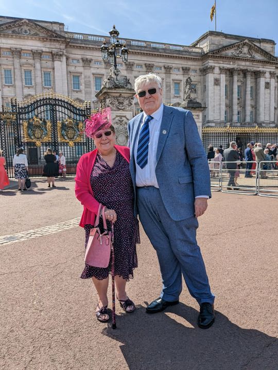 Jim at the palace