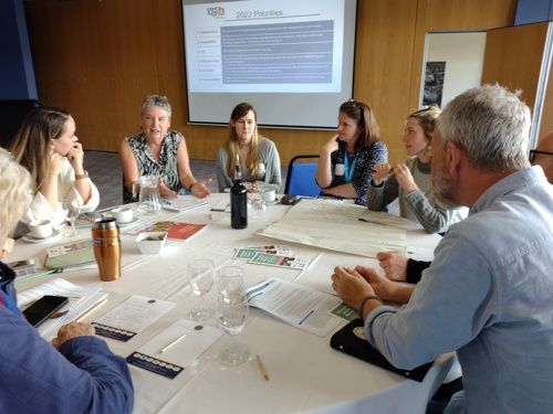 discussion around a table